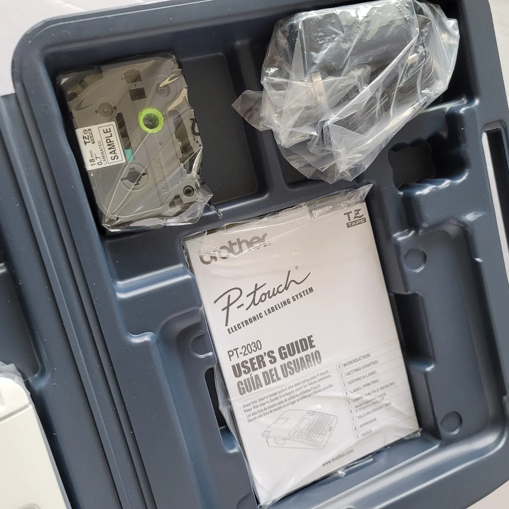 NEW! Brother P-Touch PT-2030VP Deluxe Desktop Label Maker & Carrying Case